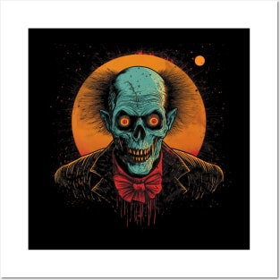 Vintage Halloween Scream Zombie Retro Super Cool Best Gift Posters and Art